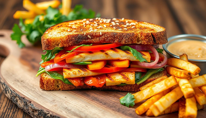Schezwan Sandwich